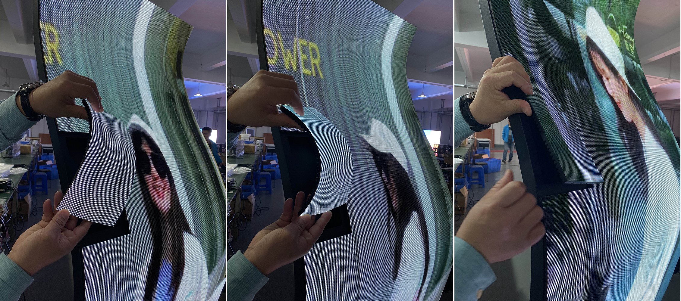  Poster Zemin Stand LED ekran