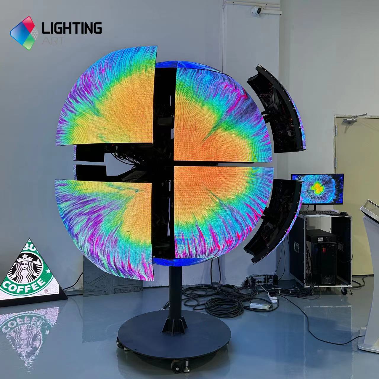 Kinetik LED K&uuml;re Ekranı