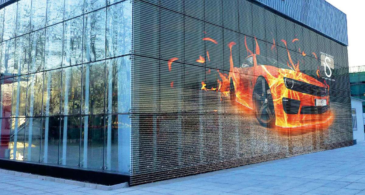 Sabit Şeffaf LED ekran